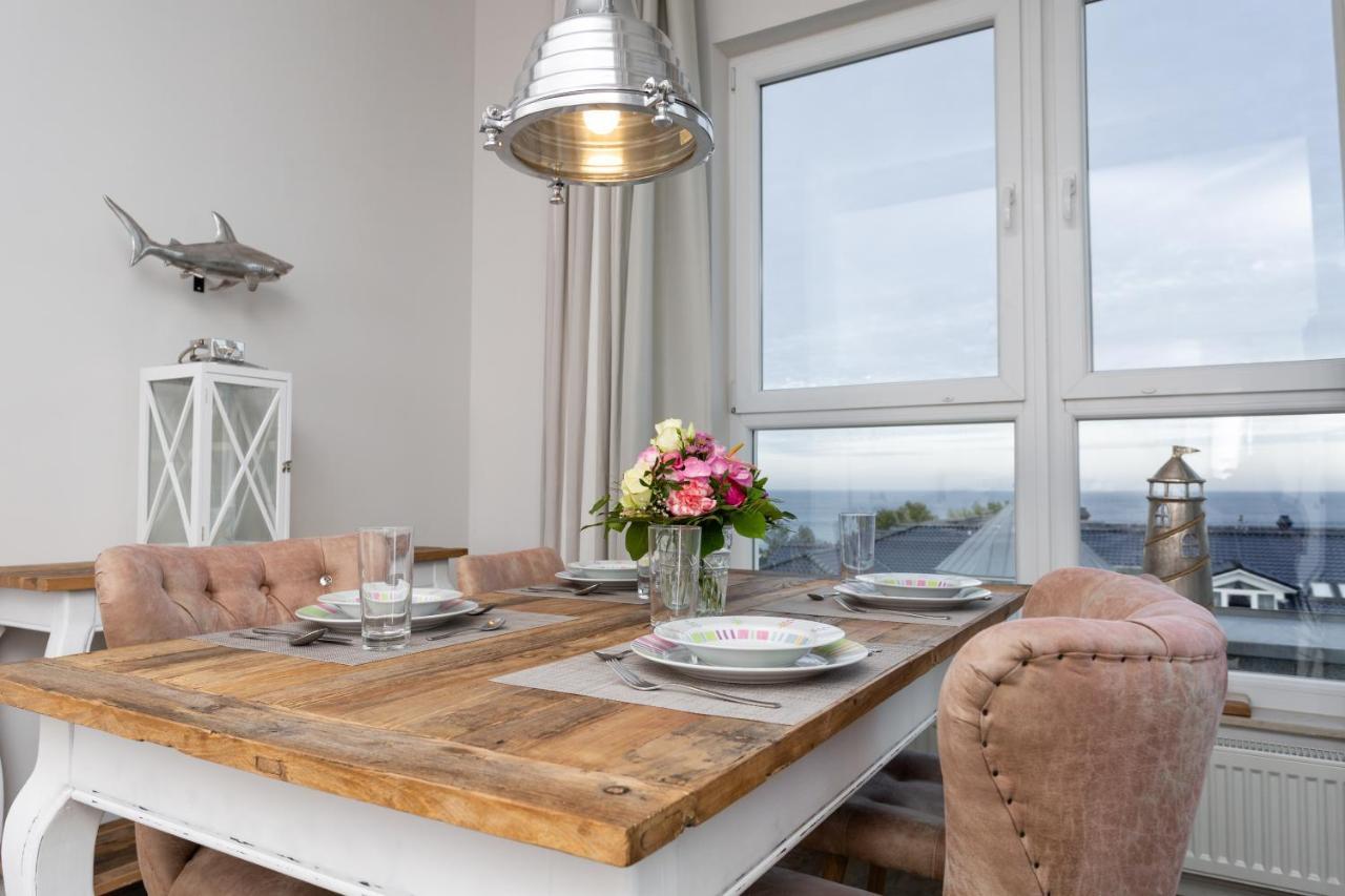 Strandnahe Fewos Mit Meerblick Und Dachterrasse, Residenz Bel Vital - Kategorie E Binz Rum bild