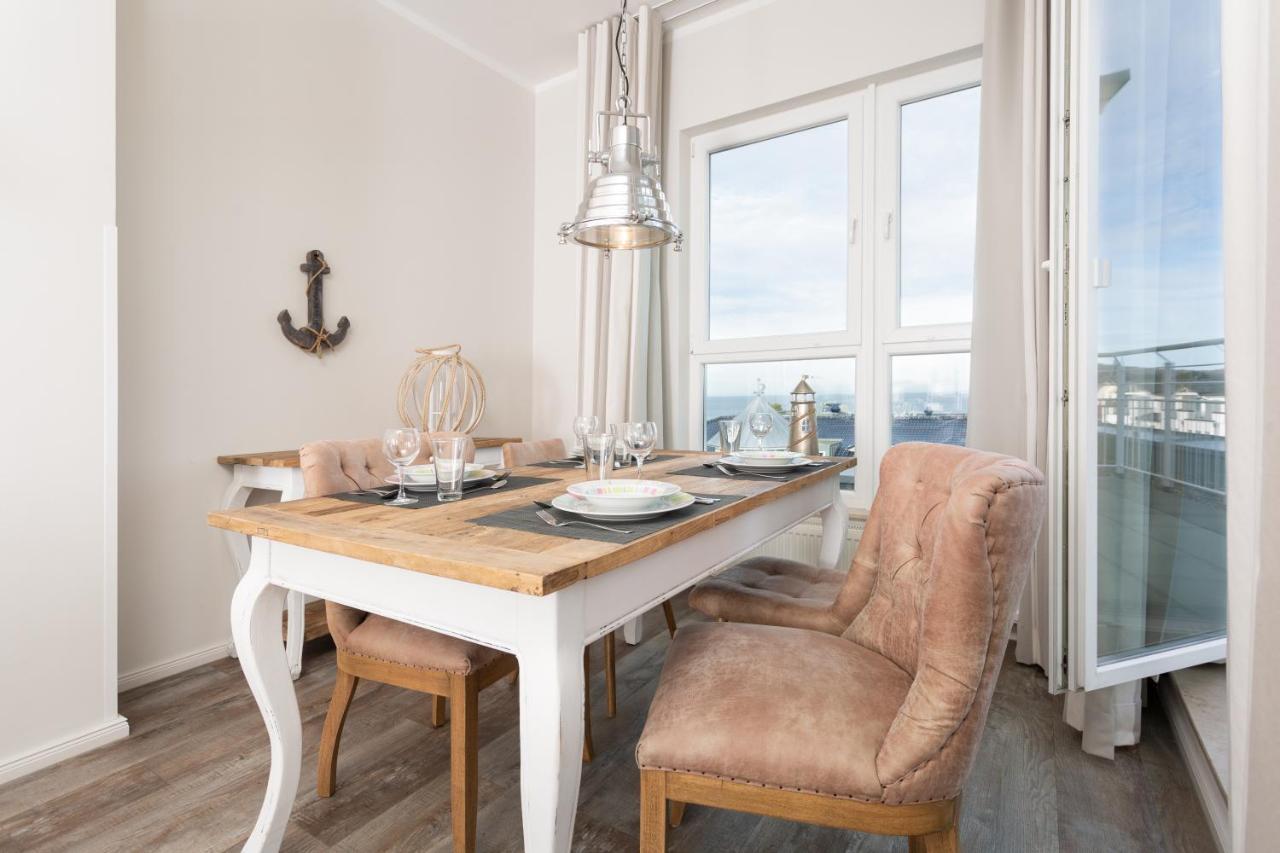 Strandnahe Fewos Mit Meerblick Und Dachterrasse, Residenz Bel Vital - Kategorie E Binz Rum bild
