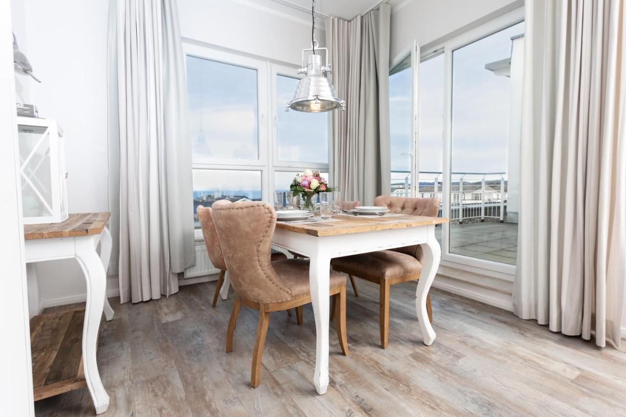 Strandnahe Fewos Mit Meerblick Und Dachterrasse, Residenz Bel Vital - Kategorie E Binz Rum bild
